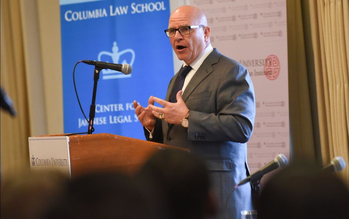 Lieutenant General H.R. McMaster delivers an address to the Columbia community about US strategy toward the Indo-Pacific region Lieutenant General H.R. McMaster delivers an address to the Columbia community about US strategy toward the Indo-Pacific region